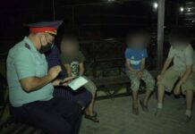 В Шымкенте в органы внутренних дел доставлены 55 подростков подросток