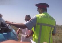 Полицейские Туркестанской области задержали водителей, пытавшихся подкупить стражей порядка нарушитель