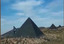 На горе Казыгурт появились пирамиды пирамиды