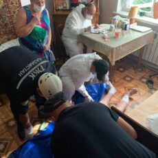 Ветерану войны оказали помощь спасатели Шымкента спасатели