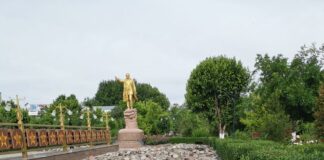 Стоимость проекта реконструкции сквера «Шәмші әлемі» — 207,0 млн тенге аллея