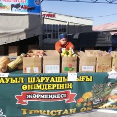 В Туркестане прошла сельскохозяйственная ярмарка ярмарка
