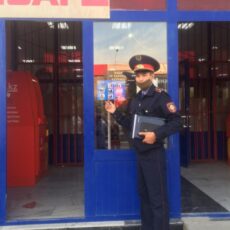 Полицейские Туркестана ведут профилактику мошенничества среди населения Туркестан