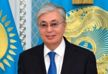 Токаева избрали председателем партии Nur Otan Токаев