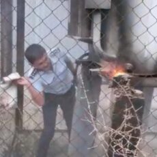 Участковые Казыгуртского РОП потушили загоревшийся трансформатор пожар