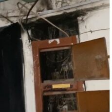 В Шымкенте в многоэтажке по улице Молдагуловой загорелись электрощиты пожар