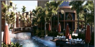 «Летающий» и водный театры строят в Туркестане Туркестан