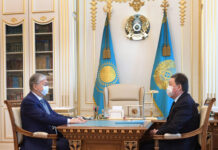 Глава государства принял Премьер-министра Аскара Мамина Касым-Жомарт Токаев