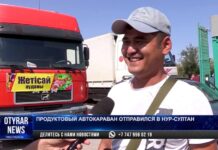 Автокараван с сельхозпродукцией отправился в Нур-Султан