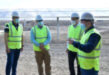 Мурат Айтенов посетил строящуюся на территории города солнечную электростанцию электростанция