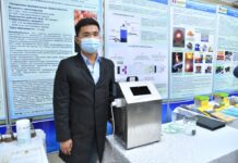 Молодой ученый из Шымкента разработал прибор для дезинфекции ученый