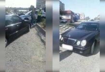 Водители оставляли машины на пешеходном тротуаре в Шымкенте