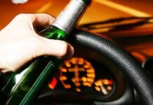 В Шымкенте за полгода задержали более 300 пьяных водителей пьяный за рулем