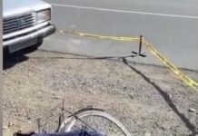 В Туркестане автомобиль «Ваз» сбил вооруженного велосипедиста