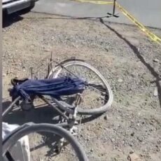 В Туркестане автомобиль «Ваз» сбил вооруженного велосипедиста