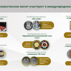 Казахстанские монеты участвуют в международном конкурсе «Монетное созвездие-2020» монеты