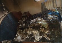 Жителей дома эвакуировали из-за пожара в Туркестанской области пожар