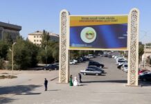 В Туркестане с LED- экранов можно узнать городские новости и посмотреть футбол