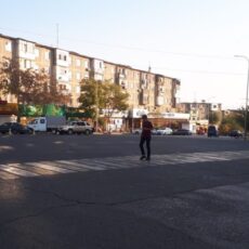 В Шымкенте автобус сбил женщину с ребенком зебра