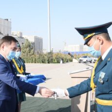 Спасатели Шымкента получили ключи от современной спецтехники спасатели