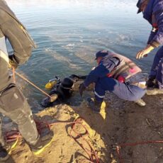 Спасатели из Шымкента нашли тело мужчины, утонувшего в водохранилище Коксарай водолазы