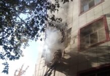 Пожарные Шымкента спасли беременную женщину пожар