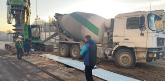 В Шымкенте идет строительство транспортной развязки ремонт развязка