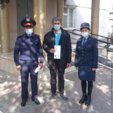 Полицейские Туркестанской области помогли узбекистанцу вернуться на родину миграция