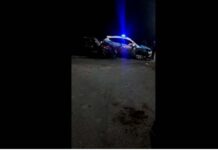 В Туркестанской области Nexia въехала в полицейскую машину ДТП, авария