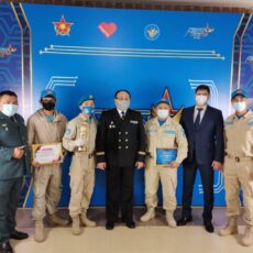 Призовое место на военно-патриотическом сборе «Айбын-2020» заняли туркестанцы патриотический клуб «БАРЫС»