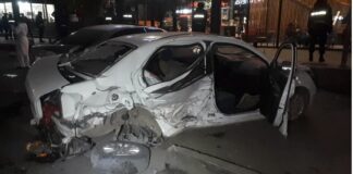 Тройное дорожно-транспортное происшествие случилось в Шымкенте ДТП