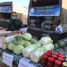 До 15 декабря возле рынков в городе Туркестане будут установлены 4 передвижных соцмагазина ярмарка
