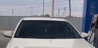 В Туркестане задержан водитель авто с номерами-перевертышами