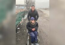 Без вести пропавшего инвалида вернули домой полицейские Туркестанской области инвалид-колясочник