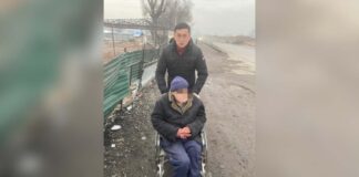 Без вести пропавшего инвалида вернули домой полицейские Туркестанской области инвалид-колясочник