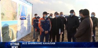 Идет капитальный ремонт Туркестанского магистрального канала