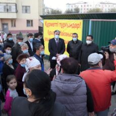 Приостановлено строительство многоэтажки в микрорайоне Нурсат стройка
