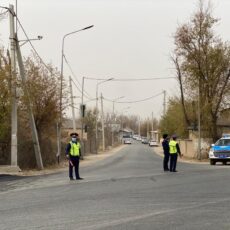 Жилой массив «Кайнар Булак» был оцеплен полицией