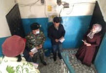 Жителям мкр Нурсат напомнили правила пожарной безопасности ЧС