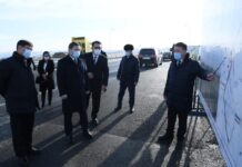 В Шымкенте введен в эксплуатацию мост через реку Бадам мост