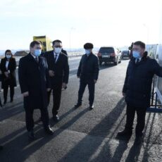 В Шымкенте введен в эксплуатацию мост через реку Бадам мост