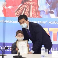 Самому маленькому участнику конкурса «Ұлт Үні» всего 5 лет