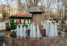 В кардиоцентре Шымкента заработал старый фонтан фонтан