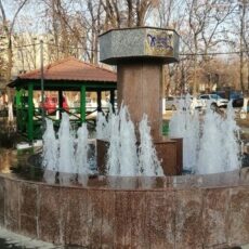 В кардиоцентре Шымкента заработал старый фонтан фонтан