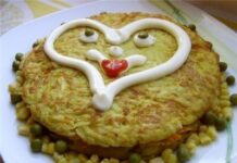 Про кашу из топора Картофельный тортик