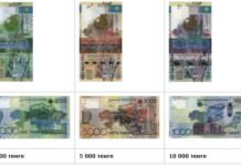 Завершился срок замены банкнот номиналами 2 000, 5 000 и 10 000 тенге образца 2006 года банкноты