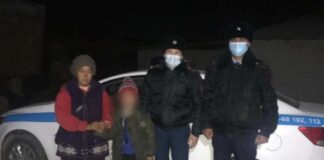 Полицейские Туркестанской области вернули домой пропавшего мальчика пропавший ребенок