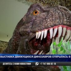 Выставка динозавров открылась в Шымкенте