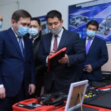 Мурат Айтенов посетил «Дорожно-транспортный колледж» Мурат Айтенов