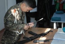 Кадетские классы открыли в 13 школах Шымкента кадет